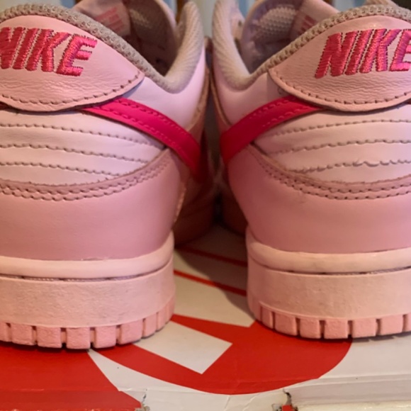 Triple Pink Nike Dunks (8.5W / 7 Girls - Picture 7 of 9